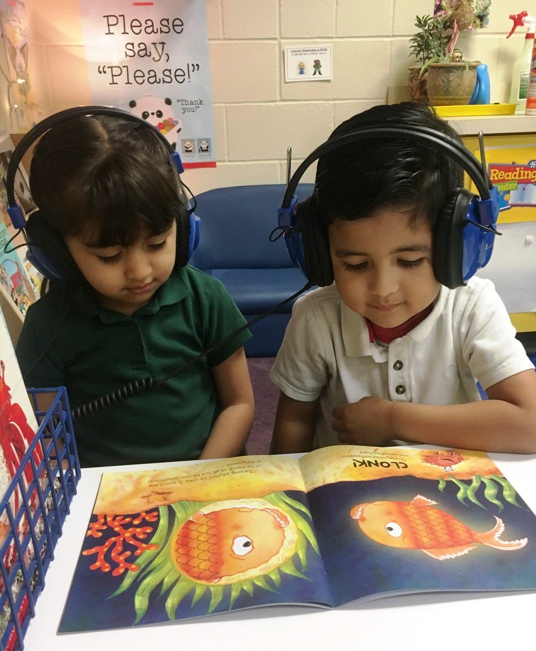 New listening centers at Arnold Elementary